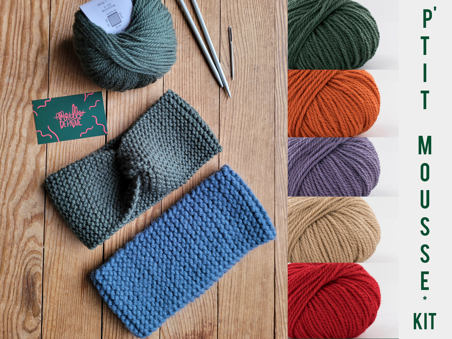 Kit de Tricot : Le Bandeau P'tit Mousse