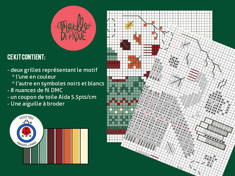 Kit de Broderie : Saison d'Automne