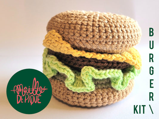 Kit de Crochet : Le hamburger