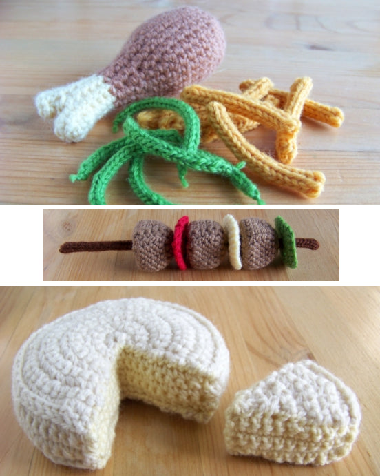 Patron de la dinette au crochet