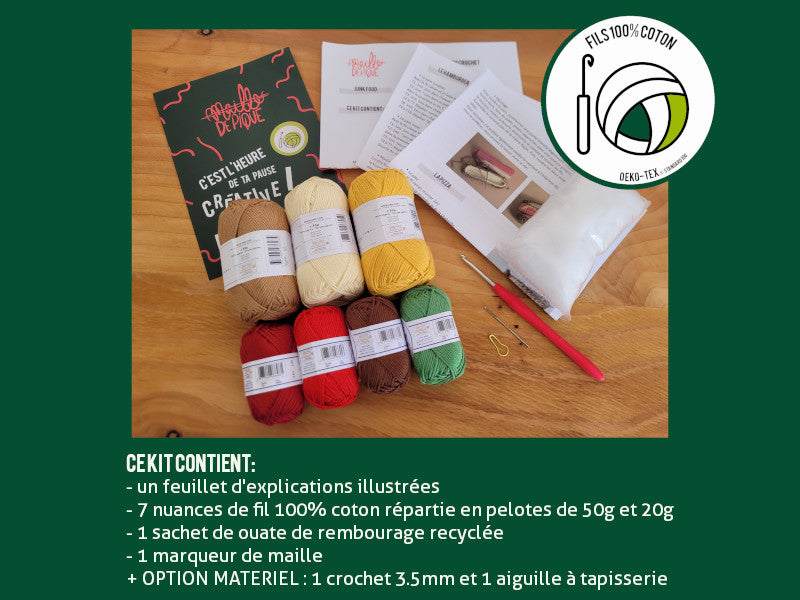 Kit de Crochet : La Dînette Junk Food