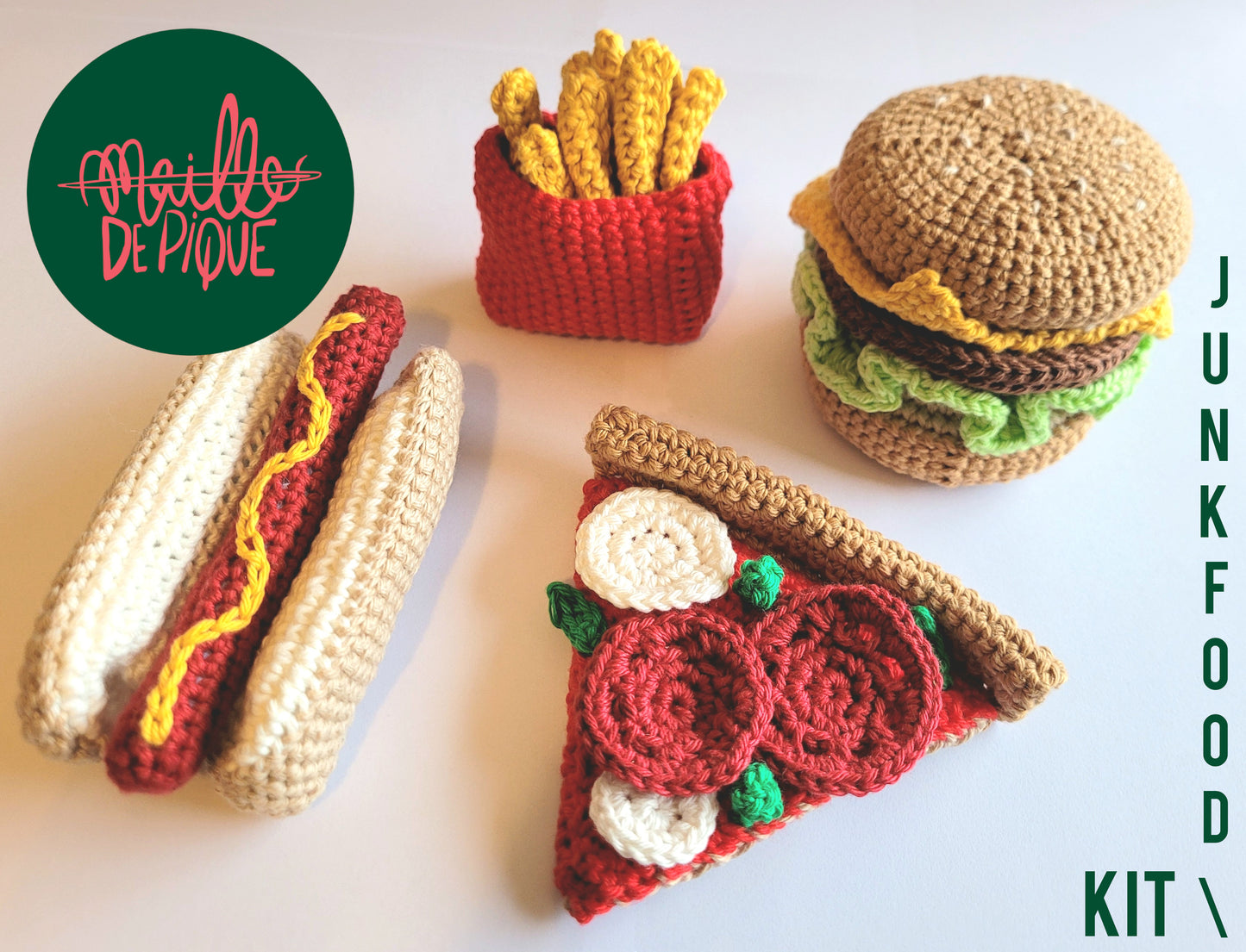 Kit de Crochet : La Dînette Junk Food