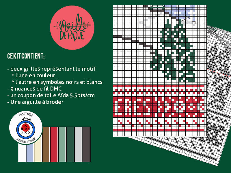 Kit de Broderie : Luchon Superbagnères