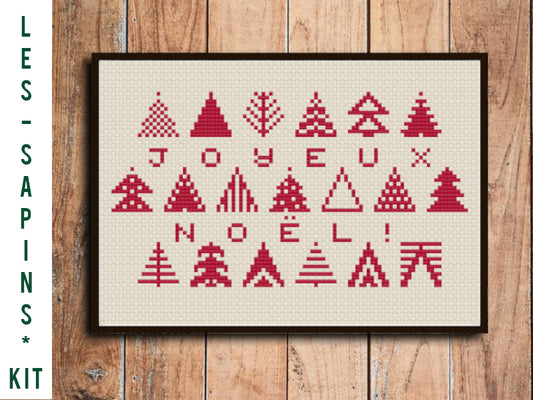 Kit de Broderie : Mon Beau Sapin
