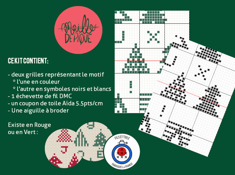 Kit de Broderie : Mon Beau Sapin